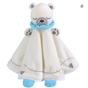 Baby Security Blanket 14 Inch Square Lovey plush bear new
